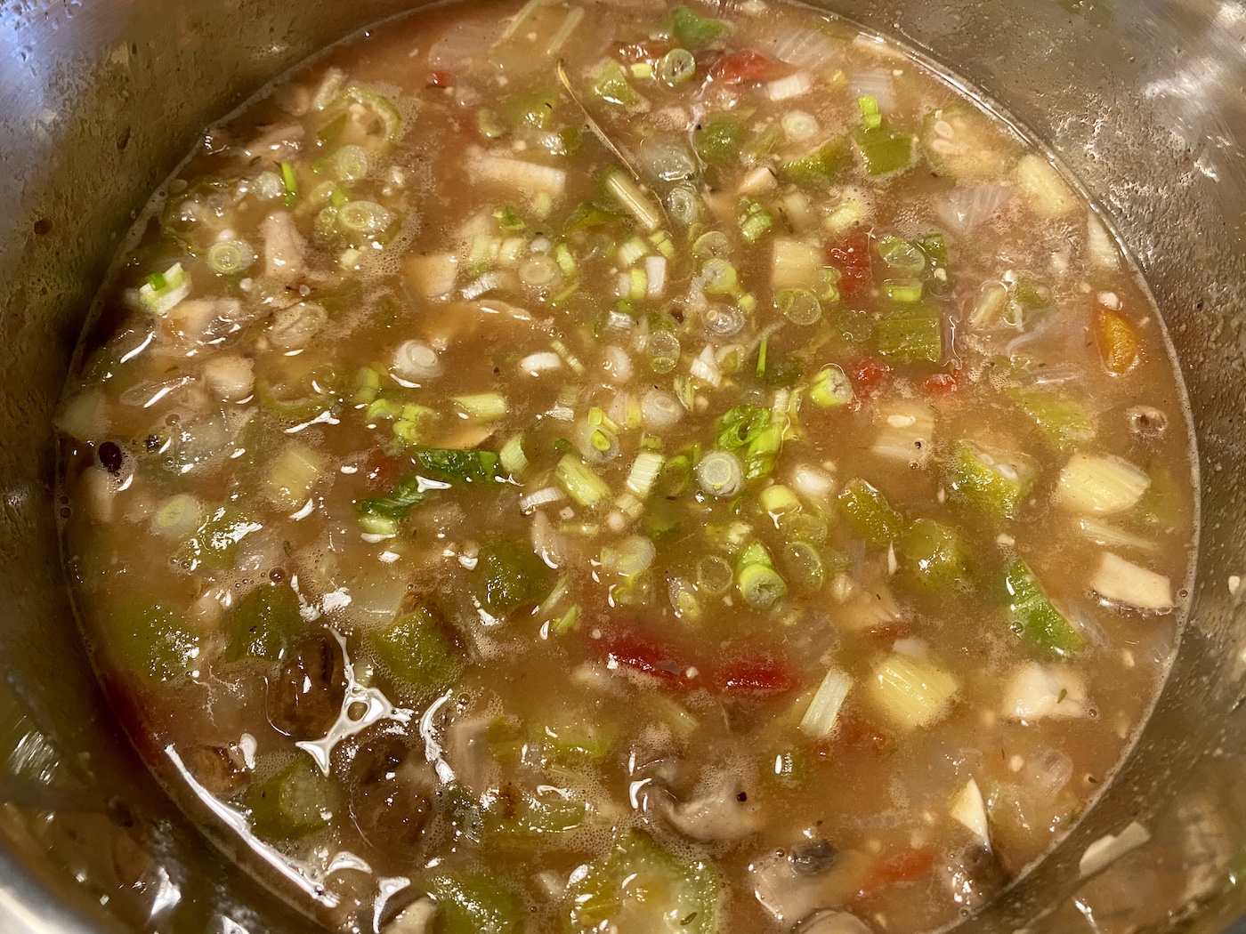Instant Pot Vegan Gumbo Pebbles and Toast