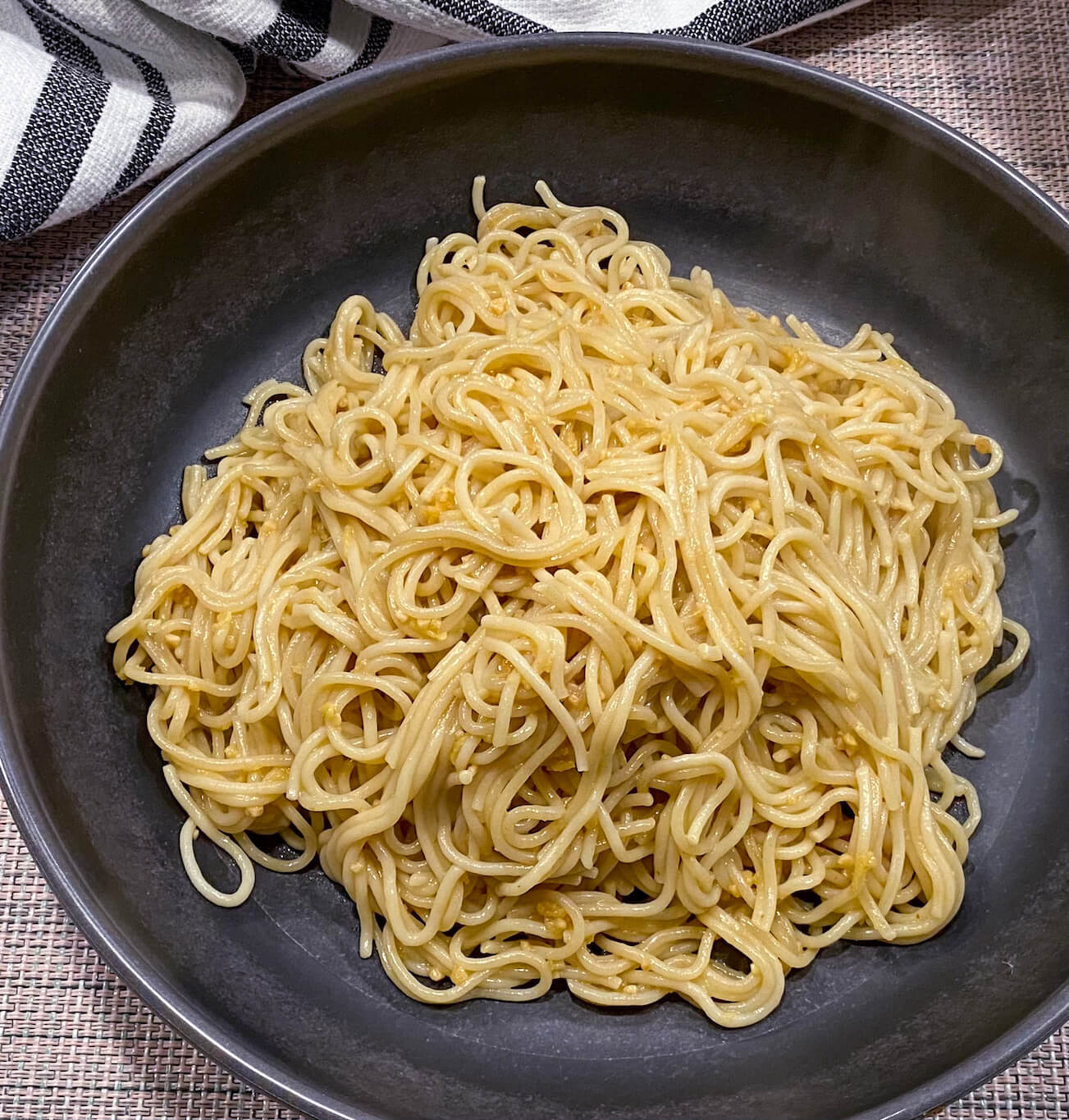 Garlic Ginger Ramen Pebbles And Toast