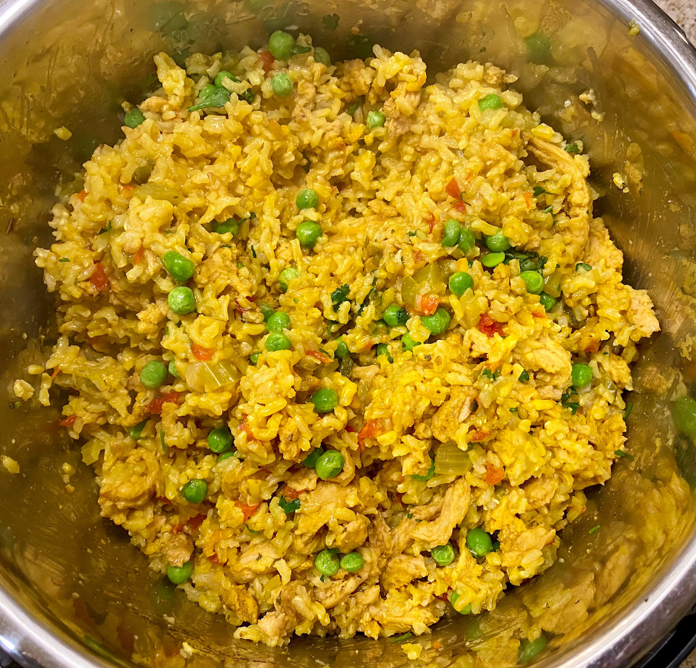 Instant Pot Vegan Arroz Con Pollo (Yellow Rice and Chik’n) – Pebbles ...