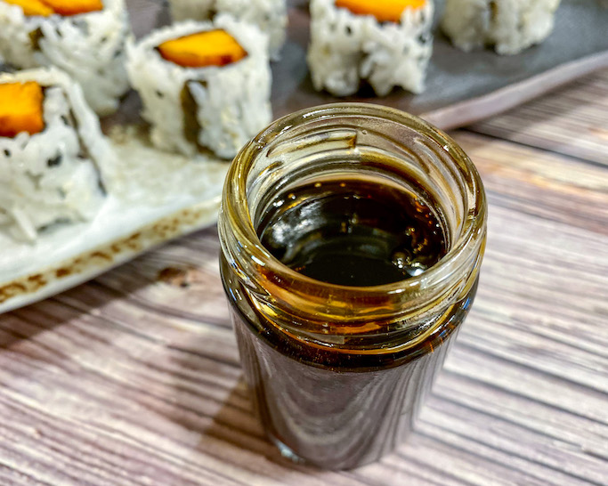 Brown Sushi Sauce (Eel Sauce) - Pebbles and Toast